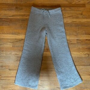 Aerie marshmallow fabric wide leg pant